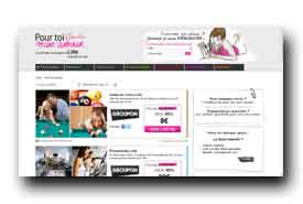 screenshot de www.pourtoimonamour.com