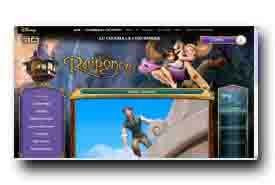 screenshot de www.raiponce-lefilm.fr