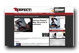 screenshot de www.respectmag.com