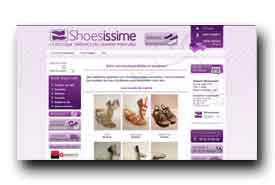 screenshot de www.shoesissime.com