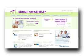 screenshot de www.simul-retraite.fr