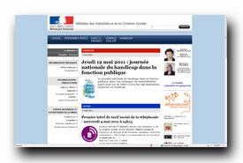 screenshot de www.solidarite.gouv.fr