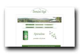 screenshot de www.spirulinealaferme.com