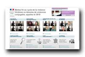 screenshot de www.stop-violences-femmes.gouv.fr