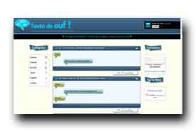 screenshot de www.textodeouf.fr