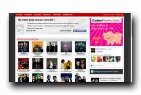 screenshot de www.upconcert.fr