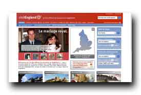 screenshot de www.visitengland.fr