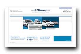 screenshot de www.peugeotwebstore.com/pro/Accueil