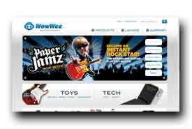 screenshot de www.wowwee.com