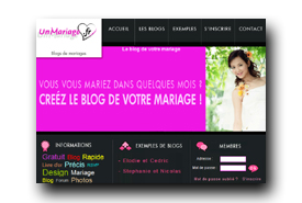 screenshot de www.1mariage.fr