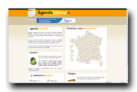 screenshot de www.agendaculturel.fr