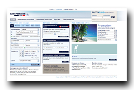 screenshot de www.airfrance.fr