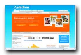 screenshot de www.aladom.fr