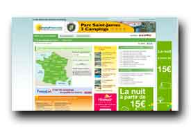 screenshot de www.campingfrance.com