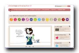 screenshot de www.choisirsacontraception.fr/