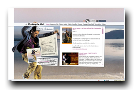screenshot de www.christophe-mae.fr