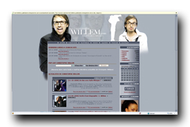 screenshot de www.christophe-willem.com