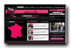 screenshot de www.chronostock.fr