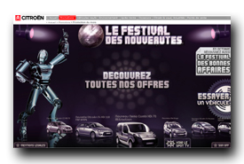 screenshot de www.citroen.fr