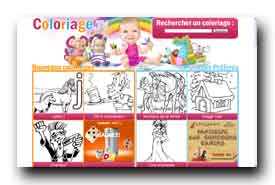 screenshot de www.coloriage.tv