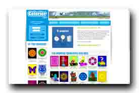 screenshot de www.colorier.net