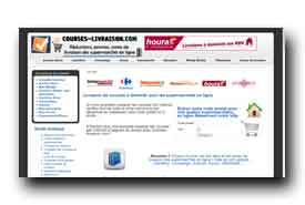 screenshot de www.courses-livraison.com