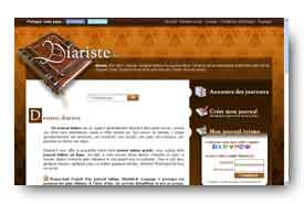 screenshot de www.diariste.fr