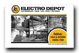 screenshot de www.electrodepot.fr