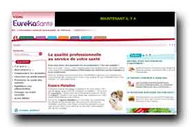 screenshot de www.eurekasante.fr