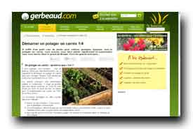 screenshot de www.gerbeaud.com/jardin/fiches/potager-carre-debuter.php