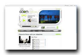 screenshot de www.goomradio.fr