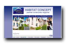 screenshot de www.habitatconcept-fr.com