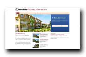 screenshot de www.immobilier-rep-dom.com