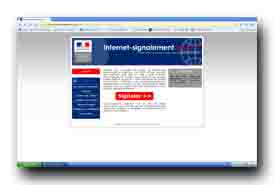 screenshot de internet-signalement.gouv.fr