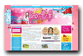 screenshot de www.jeux-fille.fr