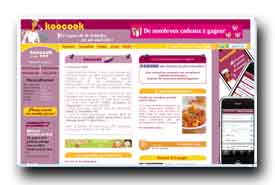 screenshot de www.koocook.com