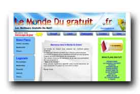 screenshot de www.lemondedugratuit.fr