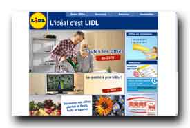 screenshot de www.lidl.fr