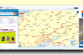 screenshot de www.map24.com