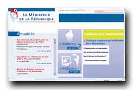 screenshot de www.mediateur-republique.fr