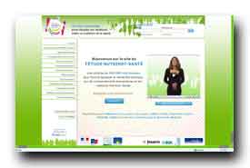 screenshot de https://www.etude-nutrinet-sante.fr