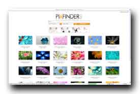 screenshot de www.pixfinder.net