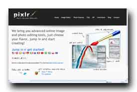 screenshot de www.pixlr.com