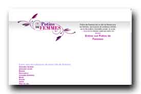 screenshot de www.potins-de-femmes.com