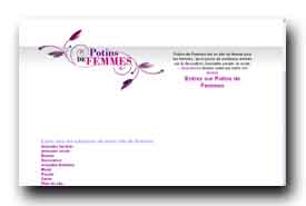 screenshot de http://www.potins-de-femmes.com