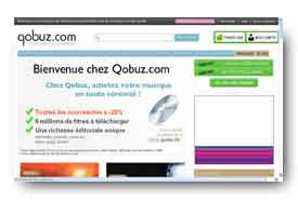 screenshot de www.qobuz.com