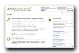 screenshot de http://www.quelplacement.fr