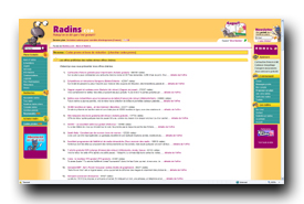 screenshot de www.radins.com