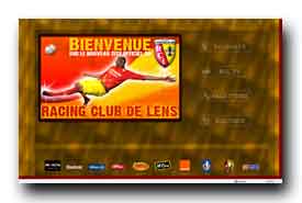 screenshot de www.rclens.fr/site/