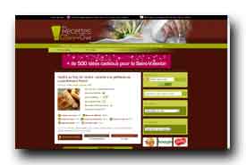 screenshot de www.recettes-de-cuisine-de-chef.fr